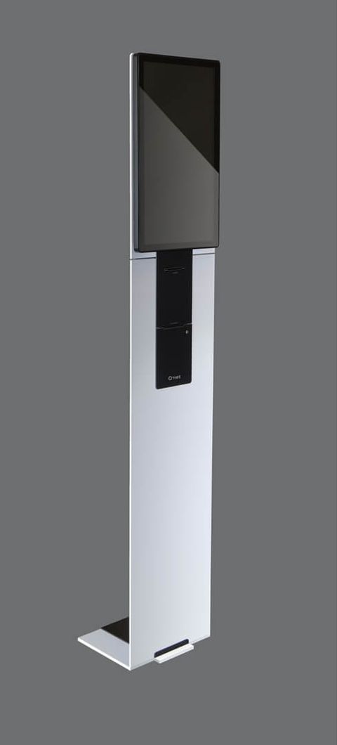 TS22: Q-net Pro Ticket dispenser, touch screen, 22″ LCD